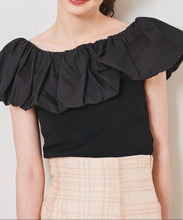 画像をギャラリービューアに読み込む, バルーンカラー2WAYオフショルニット/TT418326