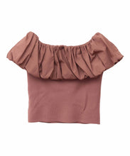 画像をギャラリービューアに読み込む, バルーンカラー2WAYオフショルニット/TT418326