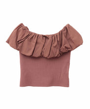 画像をギャラリービューアに読み込む, バルーンカラー2WAYオフショルニット/TT418326