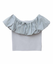 画像をギャラリービューアに読み込む, バルーンカラー2WAYオフショルニット/TT418326