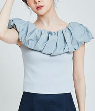 画像をギャラリービューアに読み込む, バルーンカラー2WAYオフショルニット/TT418326