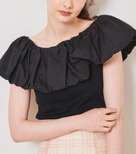 画像をギャラリービューアに読み込む, バルーンカラー2WAYオフショルニット/TT418326