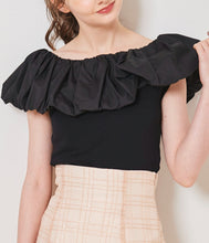 画像をギャラリービューアに読み込む, バルーンカラー2WAYオフショルニット/TT418326