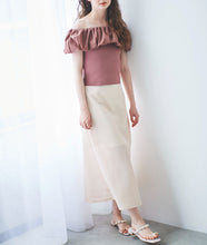 画像をギャラリービューアに読み込む, バルーンカラー2WAYオフショルニット/TT418326