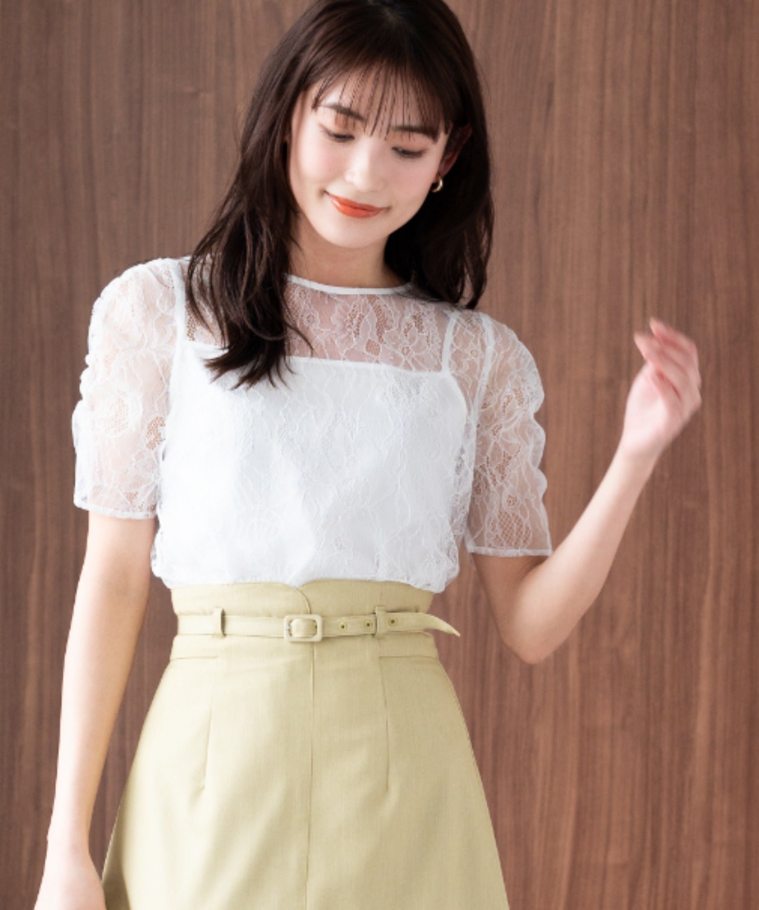 インナー付きレースブラウス /MM428104 – MISCH MASCH|31 Sons de mode