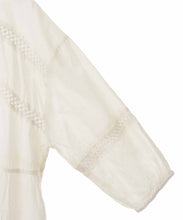 画像をギャラリービューアに読み込む, 【MADEININDIA】ピンタックレースブラウス/TT418118