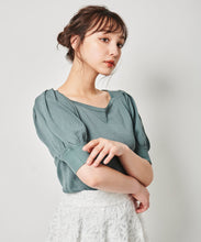 画像をギャラリービューアに読み込む, パフスリーブビスチェライクニット/TT438342