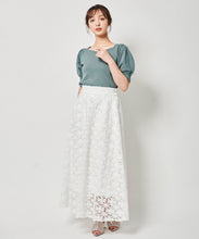 画像をギャラリービューアに読み込む, パフスリーブビスチェライクニット/TT438342