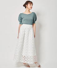 画像をギャラリービューアに読み込む, パフスリーブビスチェライクニット/TT438342