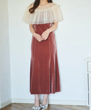 画像をギャラリービューアに読み込む, チュールボレロセットベロアワンピース/TT437430