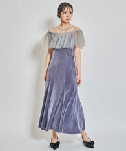 画像をギャラリービューアに読み込む, チュールボレロセットベロアワンピース/TT437430