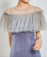 画像をギャラリービューアに読み込む, チュールボレロセットベロアワンピース/TT437430