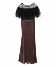 画像をギャラリービューアに読み込む, チュールボレロセットベロアワンピース/TT437430