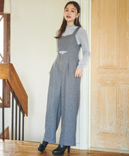 画像をギャラリービューアに読み込む, ベルベットリボン付きツイードサロペット/TT437401