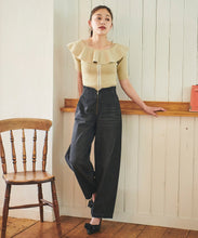 画像をギャラリービューアに読み込む, オフショルフリルリブニット/TT438331