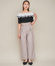 画像をギャラリービューアに読み込む, オフショルフリルリブニット/TT438331