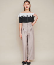 画像をギャラリービューアに読み込む, オフショルフリルリブニット/TT438331