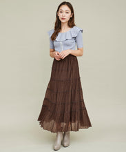 画像をギャラリービューアに読み込む, オフショルフリルリブニット/TT438331