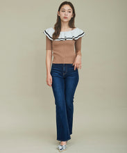 画像をギャラリービューアに読み込む, オフショルフリルリブニット/TT438331