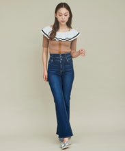 画像をギャラリービューアに読み込む, オフショルフリルリブニット/TT438331