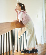 画像をギャラリービューアに読み込む, オーガンリボン付きラメシャギービスチェ/TT438337