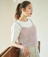 画像をギャラリービューアに読み込む, オーガンリボン付きラメシャギービスチェ/TT438337