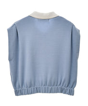 画像をギャラリービューアに読み込む, 配色衿付きニット/TT438329