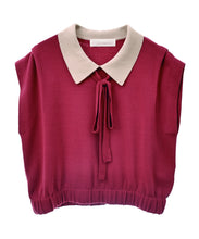 画像をギャラリービューアに読み込む, 配色衿付きニット/TT438329