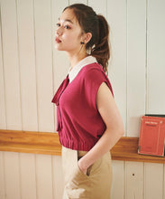 画像をギャラリービューアに読み込む, 配色衿付きニット/TT438329