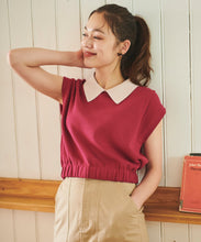 画像をギャラリービューアに読み込む, 配色衿付きニット/TT438329