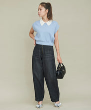 画像をギャラリービューアに読み込む, 配色衿付きニット/TT438329