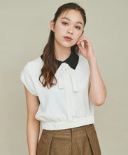 画像をギャラリービューアに読み込む, 配色衿付きニット/TT438329