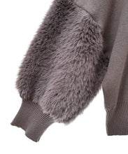 画像をギャラリービューアに読み込む, 袖ファー付きニット/TT438301