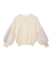 画像をギャラリービューアに読み込む, 袖ファー付きニット/TT438301