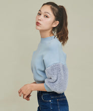 画像をギャラリービューアに読み込む, 袖ファー付きニット/TT438301