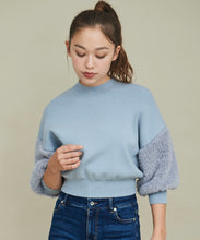 画像をギャラリービューアに読み込む, 袖ファー付きニット/TT438301