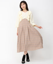 画像をギャラリービューアに読み込む, 【一部店舗限定アイテム】ラッフルコンビワンピース/MM437416