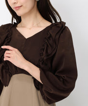 画像をギャラリービューアに読み込む, 【一部店舗限定アイテム】ラッフルコンビワンピース/MM437416