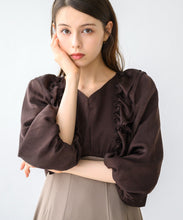 画像をギャラリービューアに読み込む, 【一部店舗限定アイテム】ラッフルコンビワンピース/MM437416