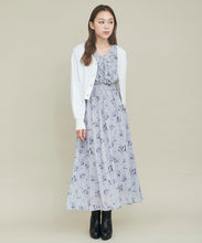 画像をギャラリービューアに読み込む, ボリュームフリルフラワープリントワンピース/TT437421