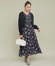 画像をギャラリービューアに読み込む, ボリュームフリルフラワープリントワンピース/TT437421