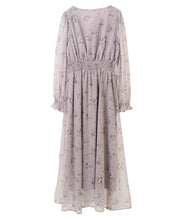 画像をギャラリービューアに読み込む, ボリュームフリルフラワープリントワンピース/TT437421