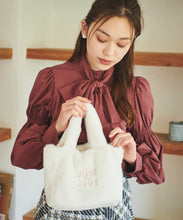 画像をギャラリービューアに読み込む, ロゴ刺繍ファートートバッグ/TT438001