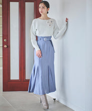 画像をギャラリービューアに読み込む, ベルト付きシアーマーメイドスカート/TT437204