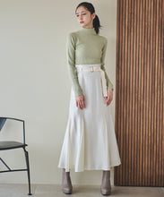 画像をギャラリービューアに読み込む, ベルト付きシアーマーメイドスカート/TT437204