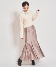 画像をギャラリービューアに読み込む, ベルト付きシアーマーメイドスカート/TT437204