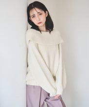 画像をギャラリービューアに読み込む, ざっくりオフショルニット/TT438307