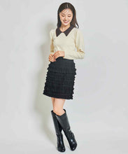 画像をギャラリービューアに読み込む, レオパードシャギーカラーニット/TT438309