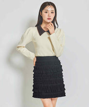 画像をギャラリービューアに読み込む, レオパードシャギーカラーニット/TT438309