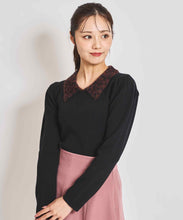 画像をギャラリービューアに読み込む, レオパードシャギーカラーニット/TT438309